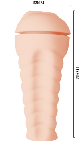 Мастурбатор-вагина в колбе Crazy Bull фото 8