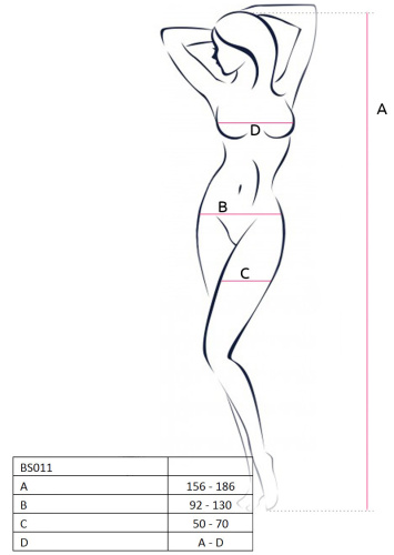 Кэтсьюит с открытыми боками белый BS011 фото 2