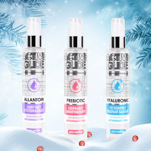 Увлажняющий деликатный интимный гель Active Glide Prebiotic 100 гр фото 5
