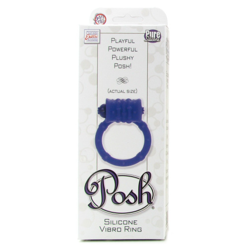 Стимулирующее кольцо с вибро-моторчиком фиолетовое Posh фото 5