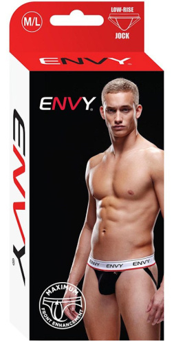 Мужские трусы-джоки на широкой резинке Envy черные M/L фото 4