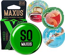Презервативы в металлическом кейсе Maxus №3 Mixed микс